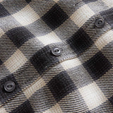 The Moto Utility Shirt | White Smoke Plaid | Taylor Stitch