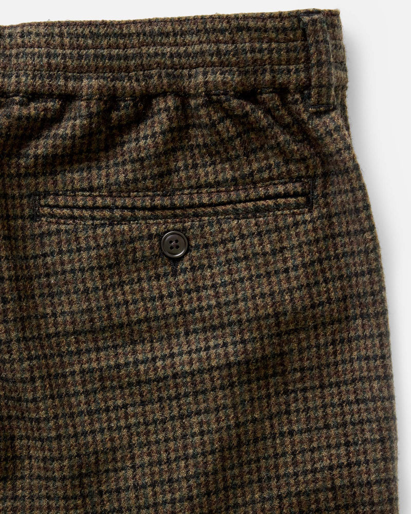 The Carmel Pant | Timber Guncheck Italian Wool | Taylor Stitch