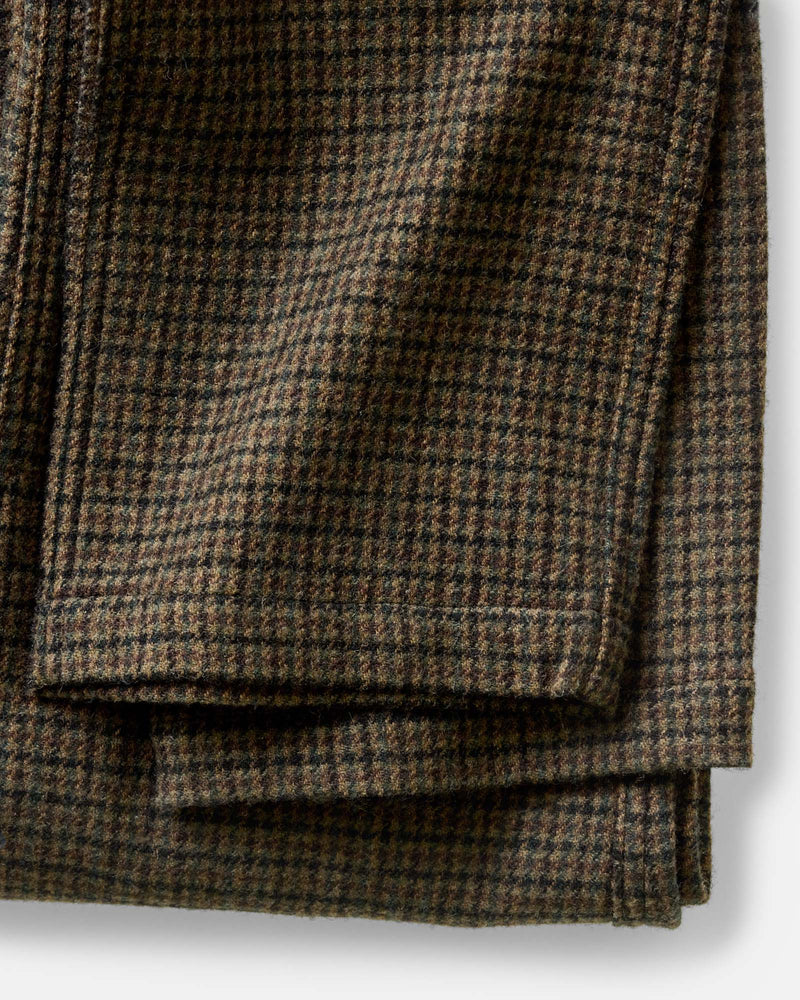 The Carmel Pant | Timber Guncheck Italian Wool | Taylor Stitch