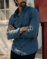 The Jack | Indigo Check Linen | Taylor Stitch