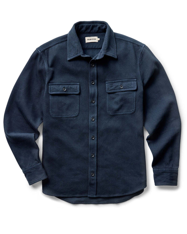 The Ledge Shirt | Dark Navy Twill | Taylor Stitch