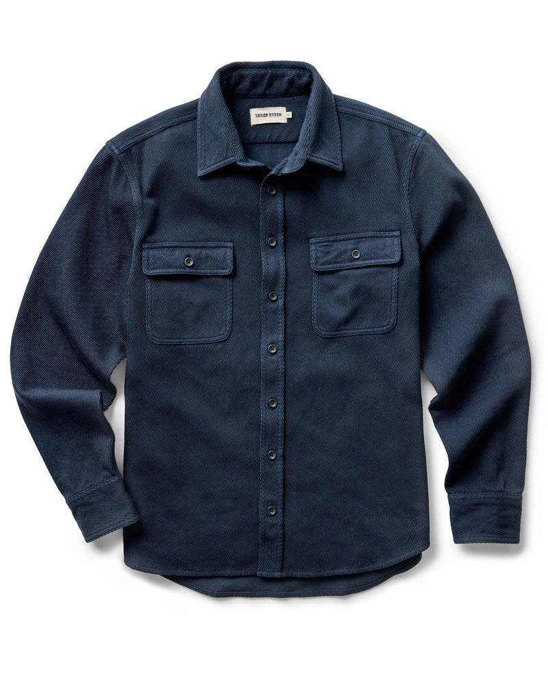 The Ledge Shirt | Dark Navy Twill | Taylor Stitch