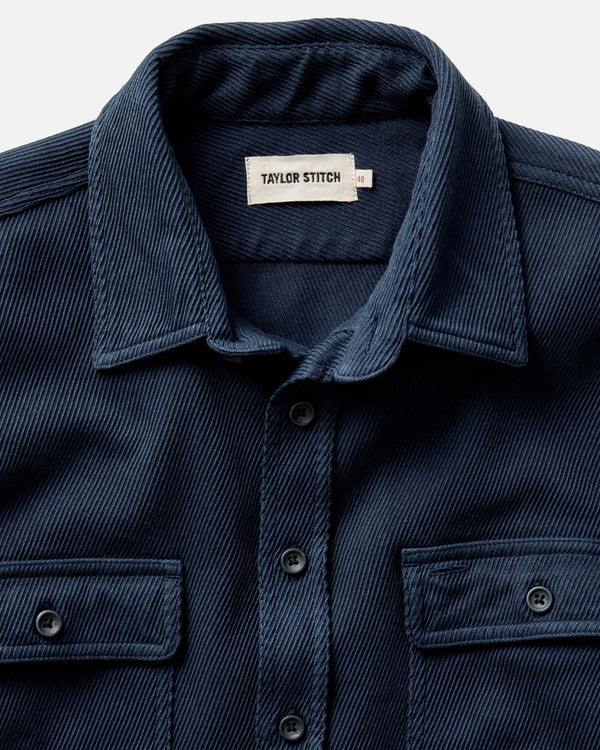 The Ledge Shirt | Dark Navy Twill | Taylor Stitch
