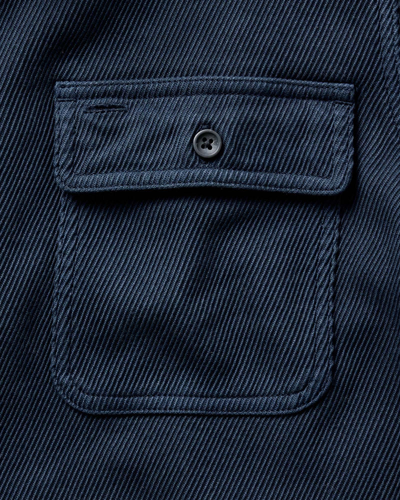 The Ledge Shirt | Dark Navy Twill | Taylor Stitch