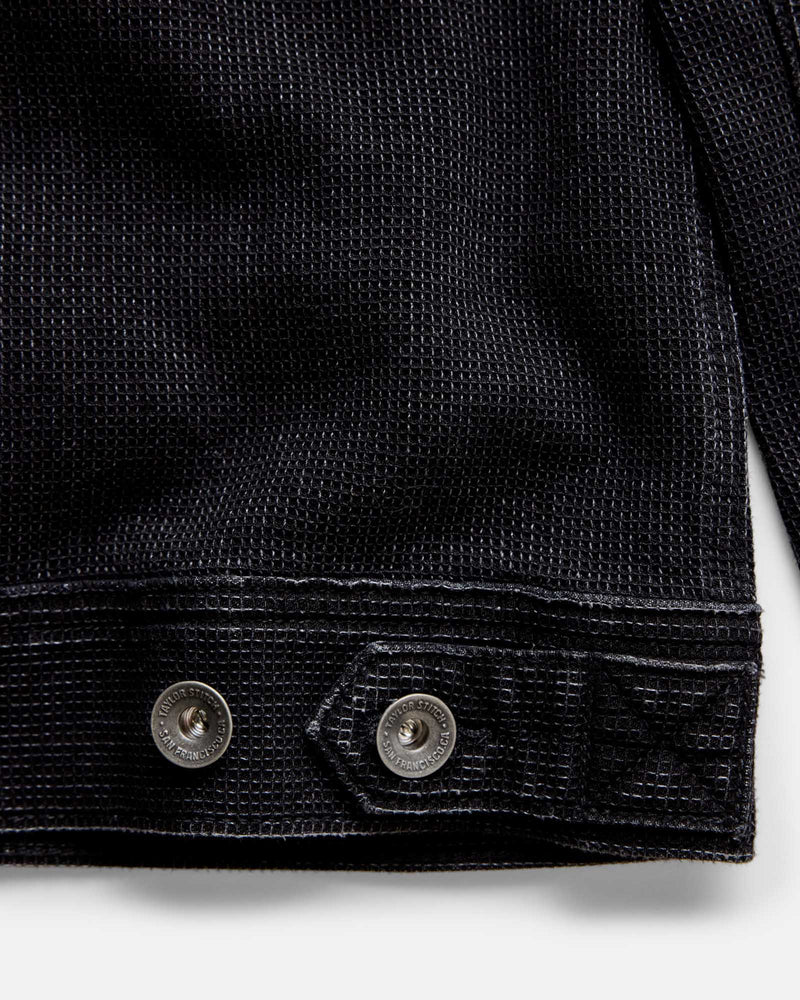 The Long Haul Jacket | Black Indigo Waffle | Taylor Stitch