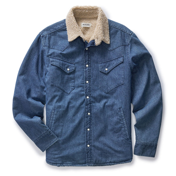 The Western Shirt Jacket | Washed Indigo | Taylor Stitch