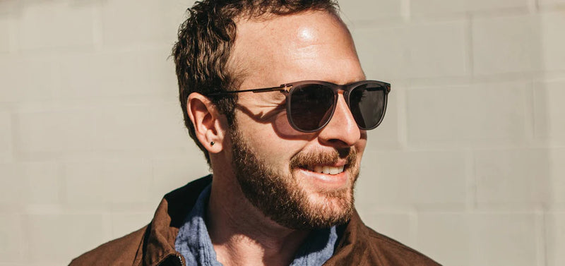 Keller Acetate Sunglasses | Matte Smoke | Grey Polarized | Shwood