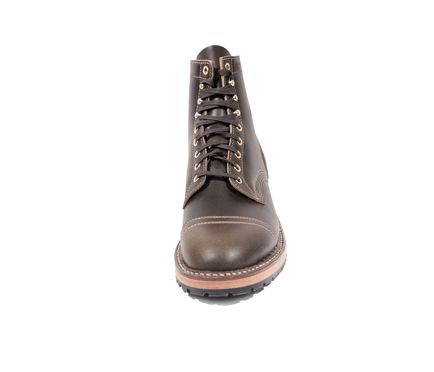 MP-Sherman Toe Cap (Half Lug) | Black Chromexcel | White