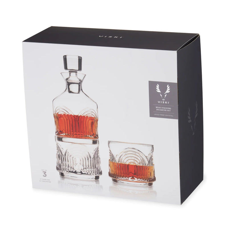 Beau Stacking Decanter Set | Viski