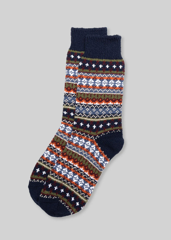 Socks | Cotton Fair Isle | American Trench