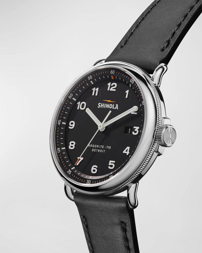 The Canfield C56 3HD 43mm | Black | Shinola Detroit – Manready