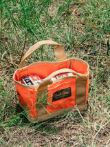 Small Canvas Ammo Tote | Blaze/Wheat | Duck Camp