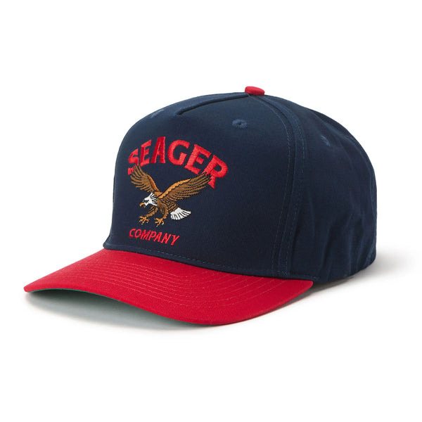 Bradley Snapback | Navy/Red | Seager Co.