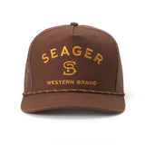 Branded Snapback | Brown | Seager Co.