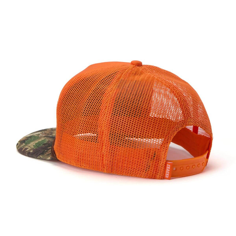 Gone Huntin' Snapback | Orange Camo | Seager Co.