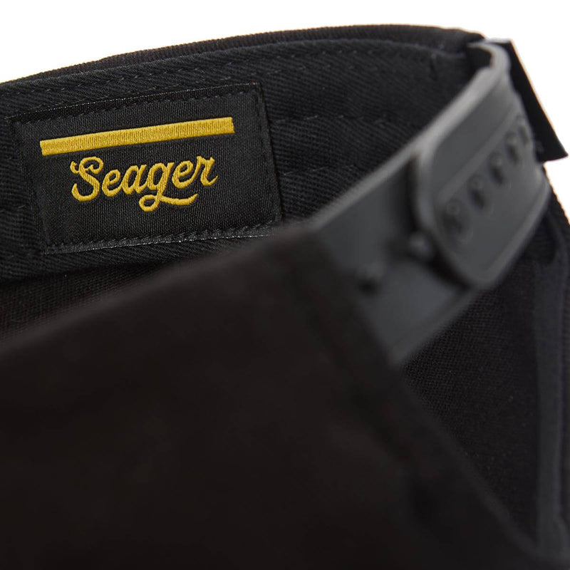 Los Rios Canvas Snapback | Black | Seager Co.