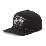 Los Rios Canvas Snapback | Black | Seager Co.