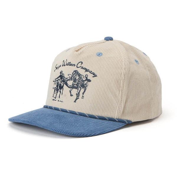 Los Rios Corduroy Snapback | Navy | Seager Co.