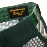 Seager Man Trucker Snapback | Green | Seager Co.