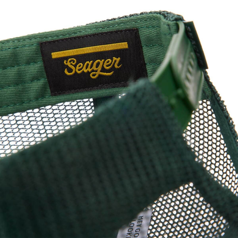 Seager Man Trucker Snapback | Green | Seager Co.