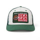 Seager Man Trucker Snapback | Green | Seager Co.