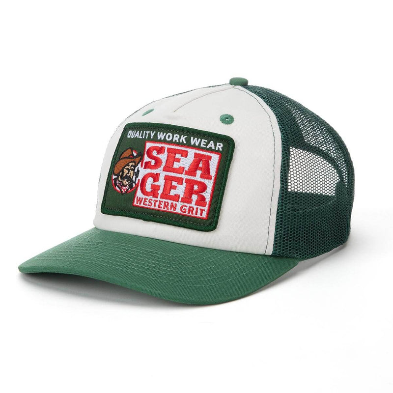 Seager Man Trucker Snapback | Green | Seager Co.