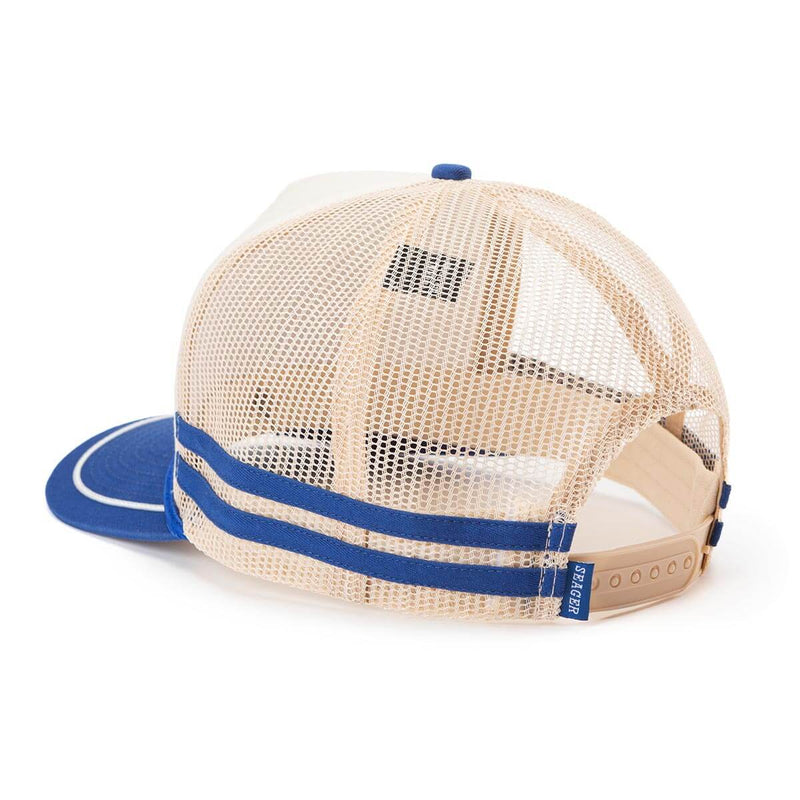 SEAGER X WAYLON JENNINGS FLYING W Snapback | Cream + Blue | Seager Co.