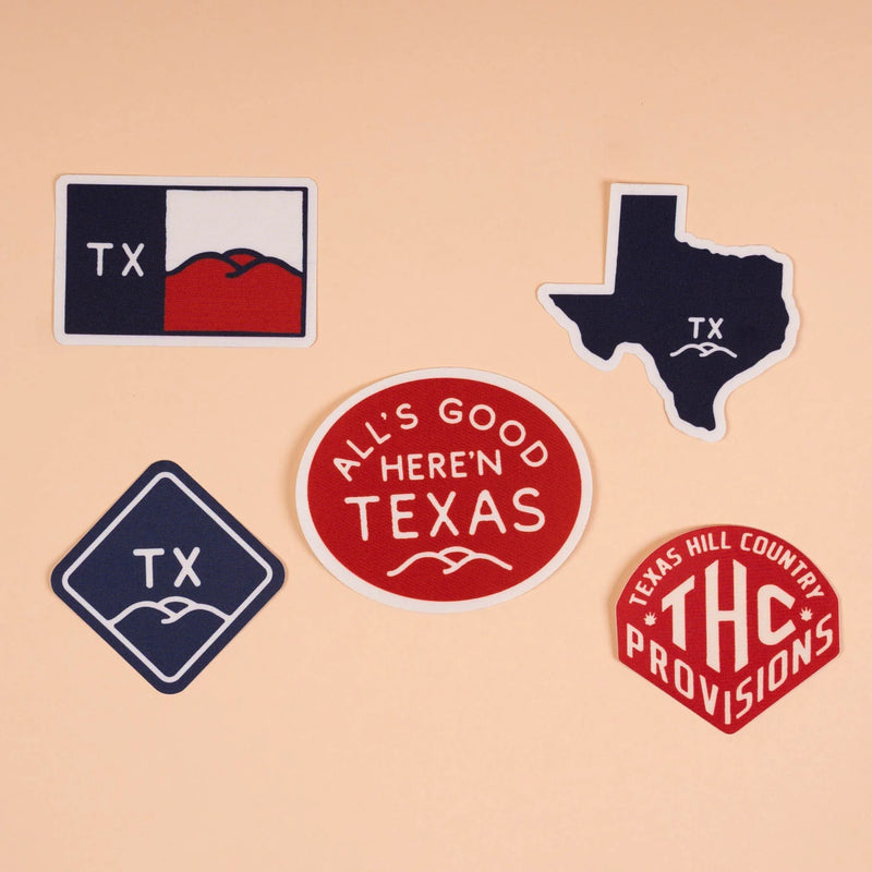 THC Sticker Pack | V1 | Texas Hill Country Provisions