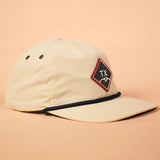 TX Hills Diamond Snapback | Vintage White | Texas Hill Country Provisions