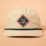 TX Hills Diamond Snapback | Vintage White | Texas Hill Country Provisions