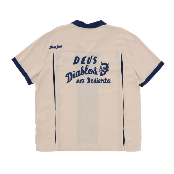 Diablo Bowling Shirt | Dirty White | Deus Ex Machina