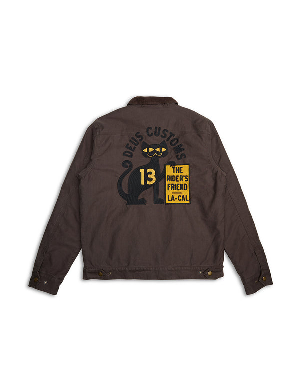 Super Stitious Jacket | Chocolate Brown | Deus Ex Machina