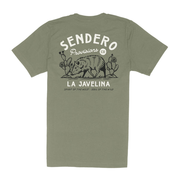 La Javelina Tee | Military Green | Sendero Provisions Co