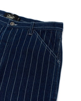 Dallas Stripe Work Pant | Indigo | Deus Ex Machina