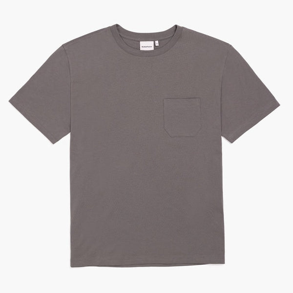 Men's Pima Crew Pocket Tee | Gunmetal | Richer Poorer