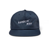 Ramblin' Man Ripstop Nylon Snapback | Navy | Seager Co.