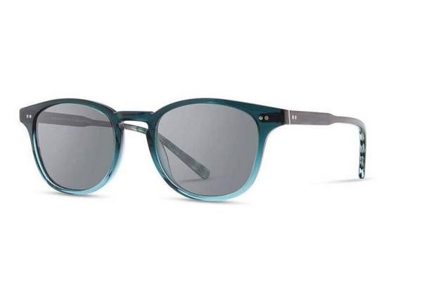 Kennedy Acetate Sunglasses | Deep Sea Grey Polarized | Shwood - Manready Mercantile