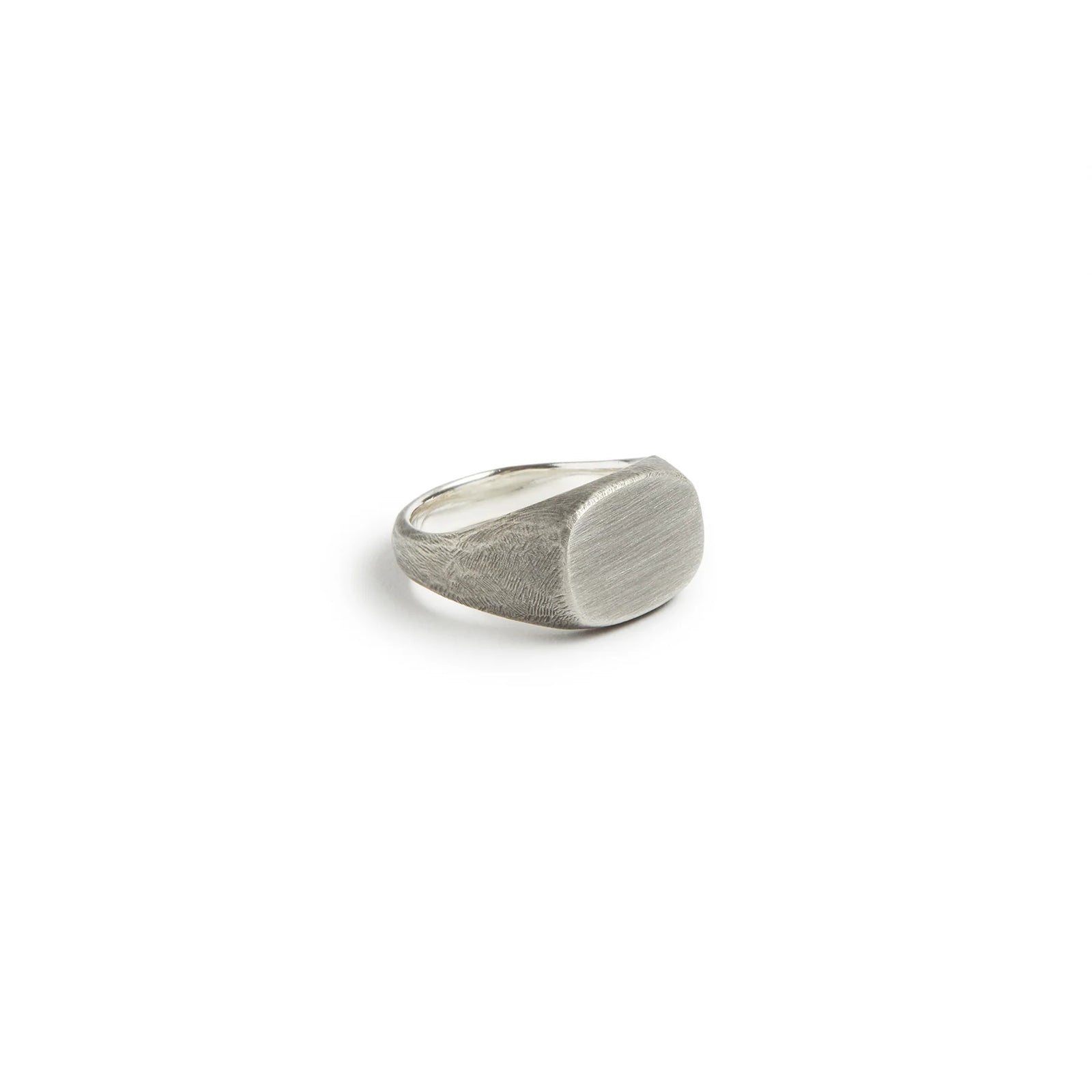 Signet Ring in Sterling Silver | Work Patina | Studebaker Metals