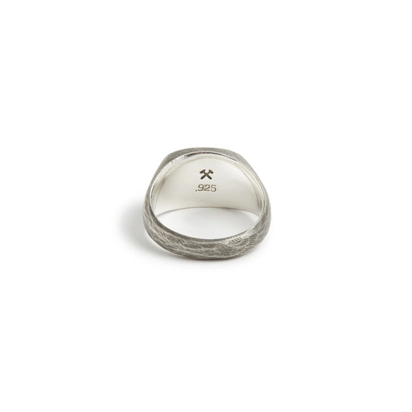 Signet Ring in Sterling Silver | Work Patina | Studebaker Metals