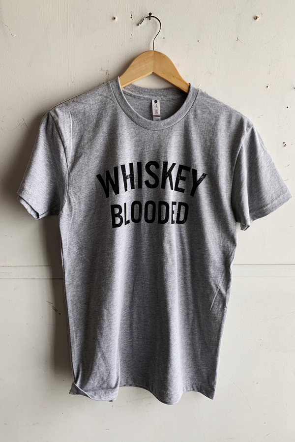 Graphic Tee | Whiskey Blooded | Grey | Manready Mercantile
