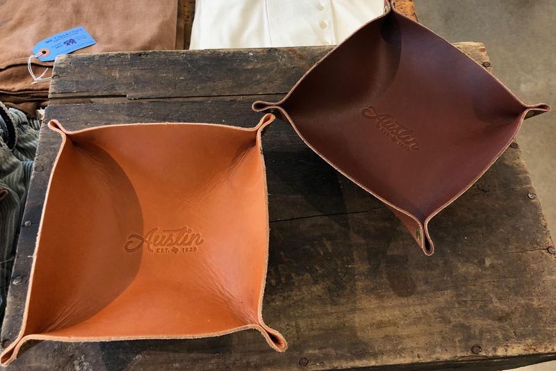 Leather Valet Tray | Austin Rope | Manready Mercantile