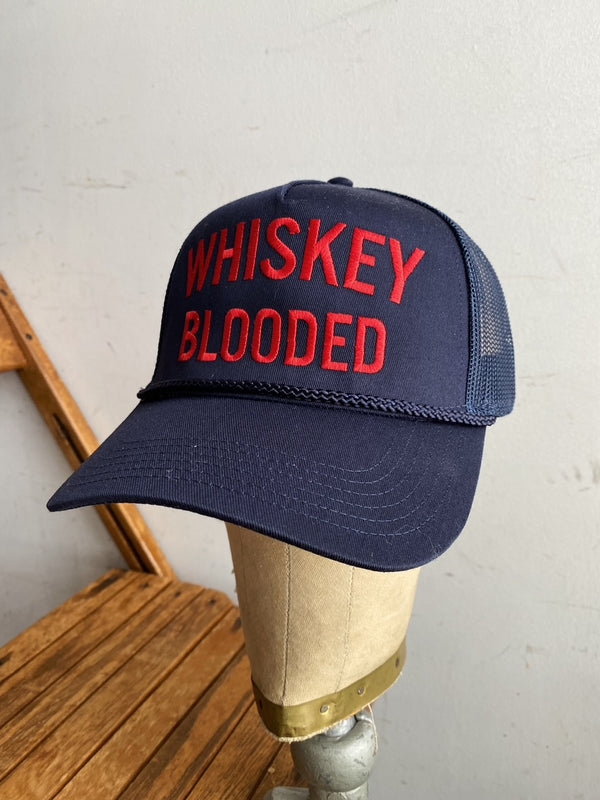 Embroidered Trucker Hat  | Whiskey Blooded | Manready Mercantile