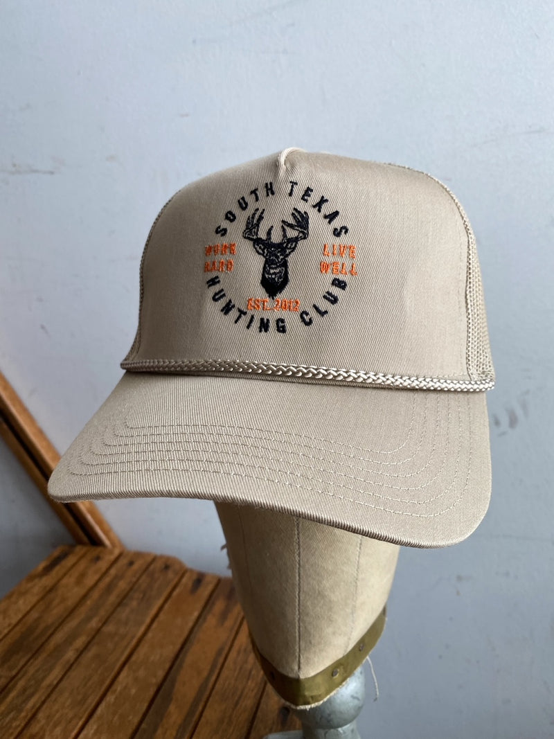 Embroidered Trucker Hat  | South TX Hunting Club | Manready Mercantile