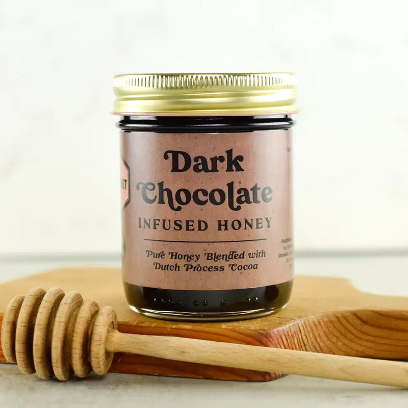 Bee in Your Bonnet Dark Chocolate Infused Honey | RogersMade
