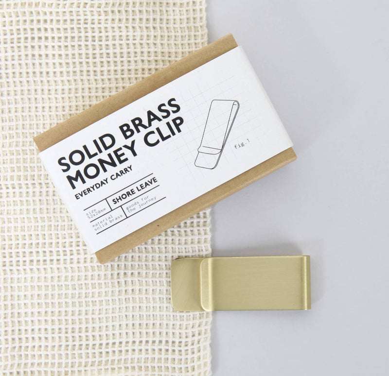 Solid Brass Money Clip | Izola