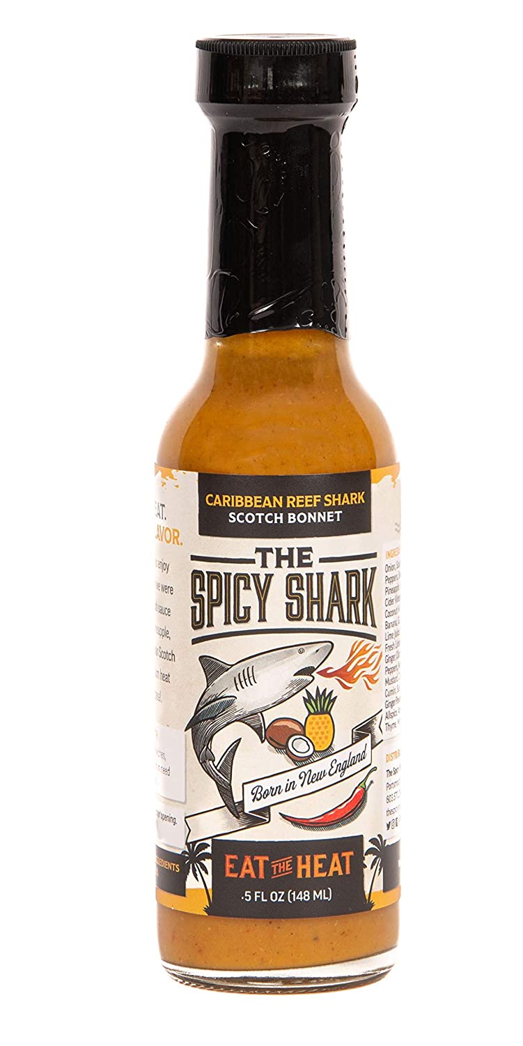 Caribbean Reef Shark Hot Sauce | Scotch Bonnet | Spicy Shark