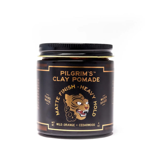 Clay Pomade | Wild Orange + Cedarwood | Brooklyn Grooming