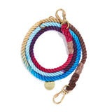Adjustable Ombre Rope Dog Leash | Medium | Found My Animal