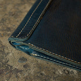 Stone-Washed Executive Folio | Indigo | Coronado Leather