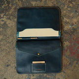 Stone-Washed Executive Folio | Indigo | Coronado Leather